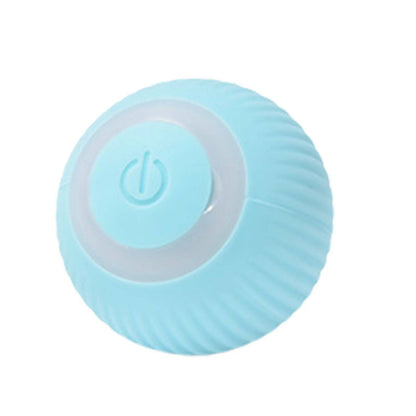 Rechargeable Cat Ball Toy Smart Automatic Rolling Kitten Toys 360 Degree Spinning Ball for Cats Usb Rechargeable Pet Toys